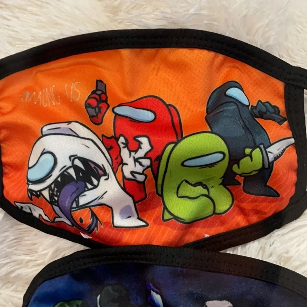 New Set/2 Among Us face masks